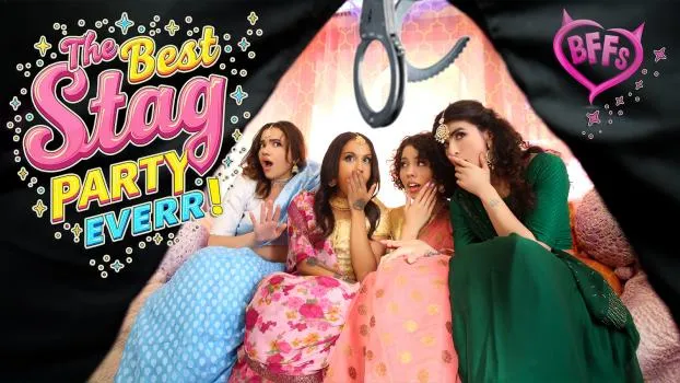 Naudi Nala, Nikki Slick, Nina White, Satine Summers – Indian Bachelorette Party Turns Into Stripper Fuckfest
